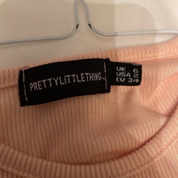 Pink Halter Crop Top - Picture 3 of 3